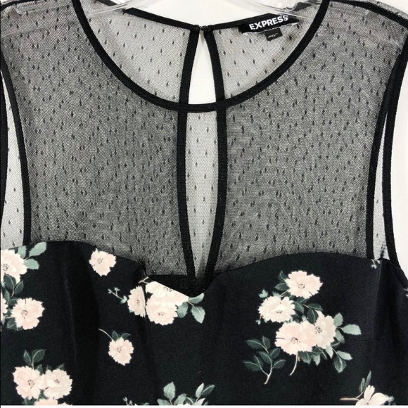 Express Floral Mini Dress - Picture 6 of 10